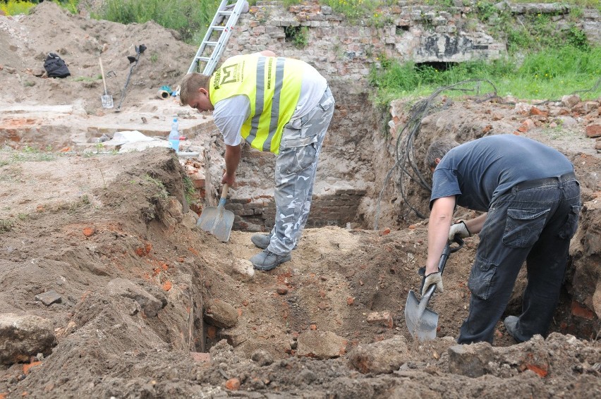 Archeolodzy sprawdzają co kryje ziemia w okolicy ruin zamku...
