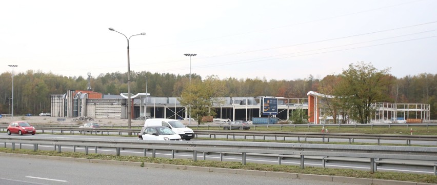 Rozbiórka centrum handlowego w Sosnowcu