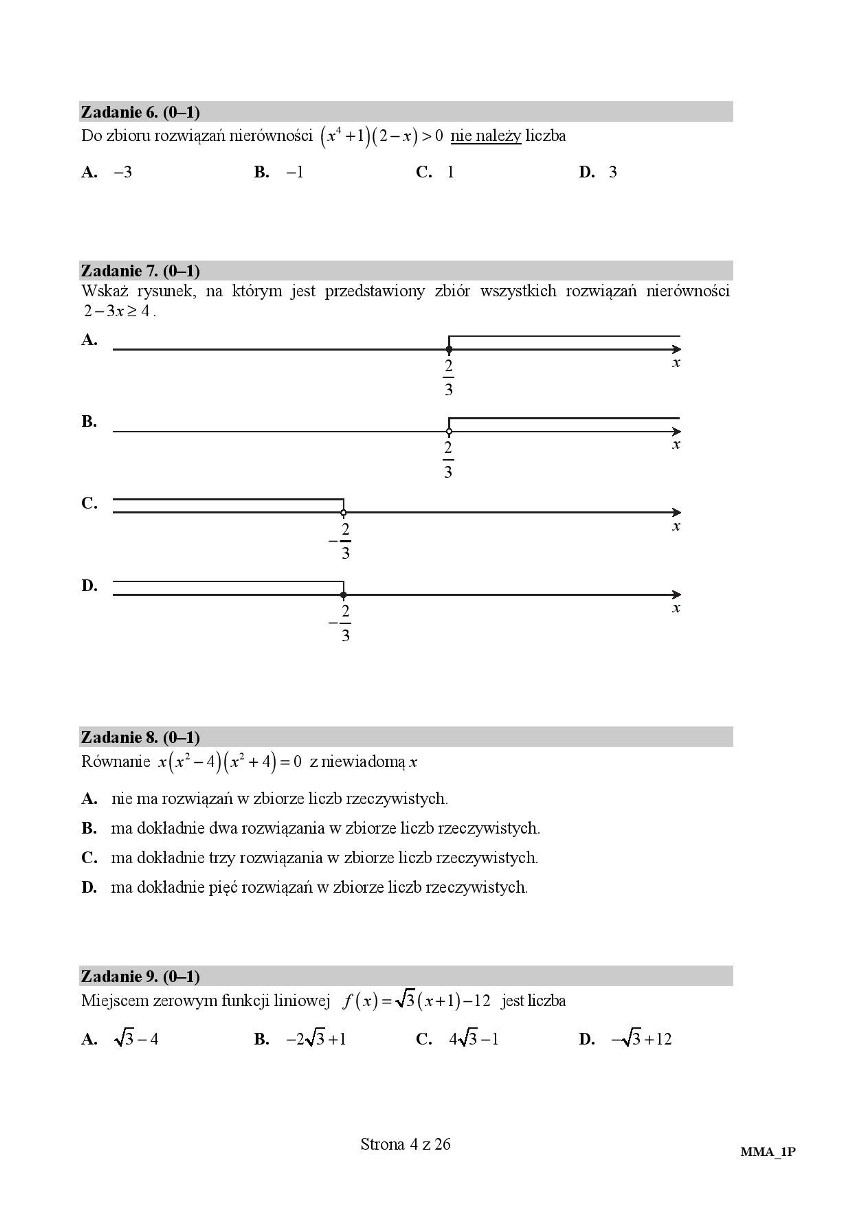 Matura 2018 Matematyka. Matura z matematyki już dziś, 7...