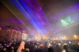 Sylwester miejski w Białymstoku. Niesamowite lasery na rynku. Tak witaliśmy Nowy Rok (zdjęcia)