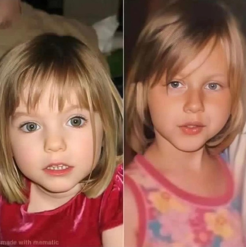 Madeleine McCann i Julia Faustyna