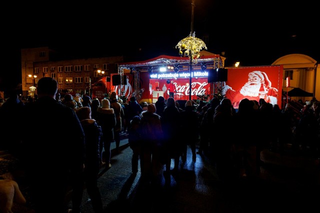 Ciężarówka Coca Coli w Białymstoku