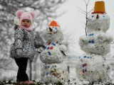 Ale bałwany! Internauci z Podkarpacia chwalą się zdjęciami swoich dzieł z pierwszego w tym roku śniegu 