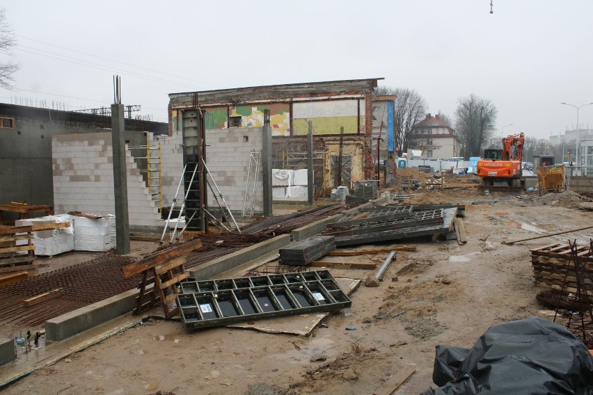 Trwa budowa nowego dworca PKP w Koszalinie