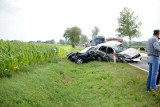 Dwa samochody zderzyły się w Białowieżynie. Pięć osób trafiło do szpitala [zdjęcia]