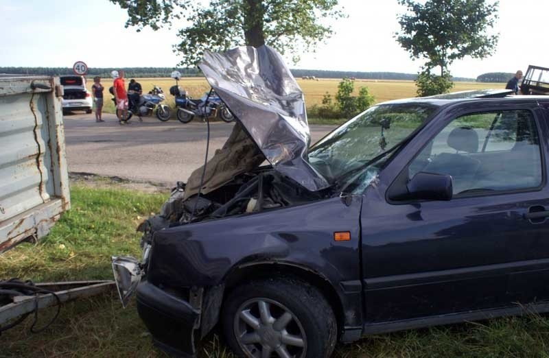 Kierująca ciągnikiem rolniczym wjechała na skrzyżowanie w...