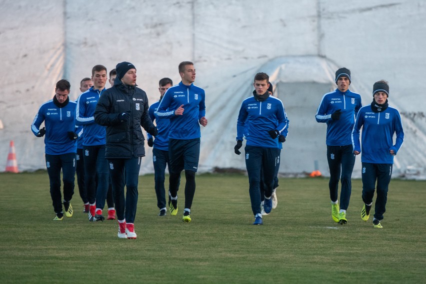 Środowy trening piłkarzy Lecha Poznań