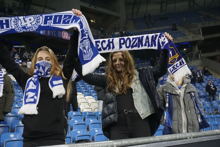 Podczas meczu Lech Poznań - Wisła Płock (2:1) atmosfera na...