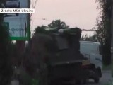 MSW Ukrainy: Terroryści wywożą wyrzutnię rakietową Buk do Rosji. Brakuje jednego pocisku [wideo]