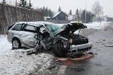 Wypadek na Krakowskiej w Kielcach. Zmarł kierowca jednego z aut 