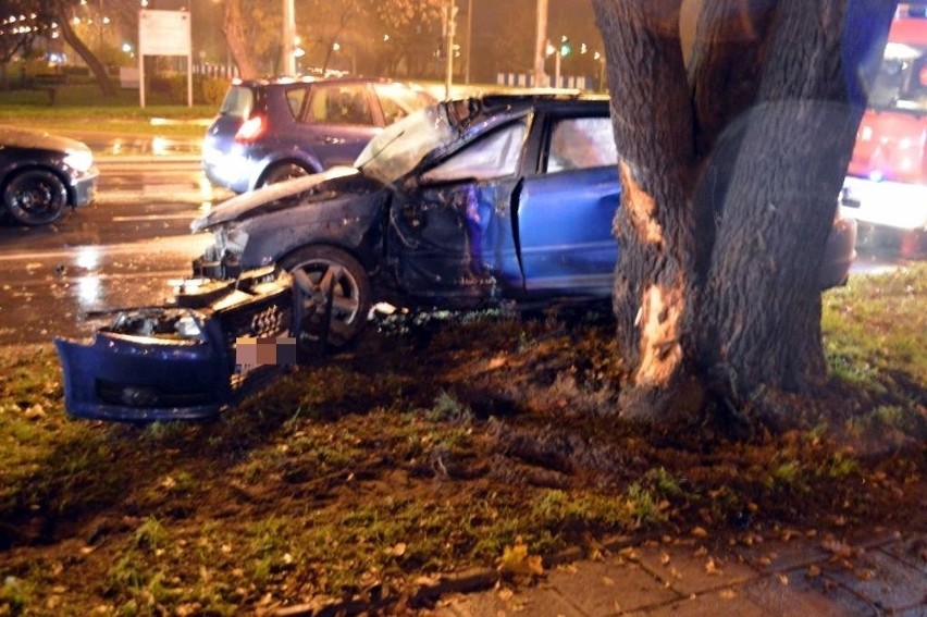 Wypadek na ulicy Mireckiego w Radomiu.