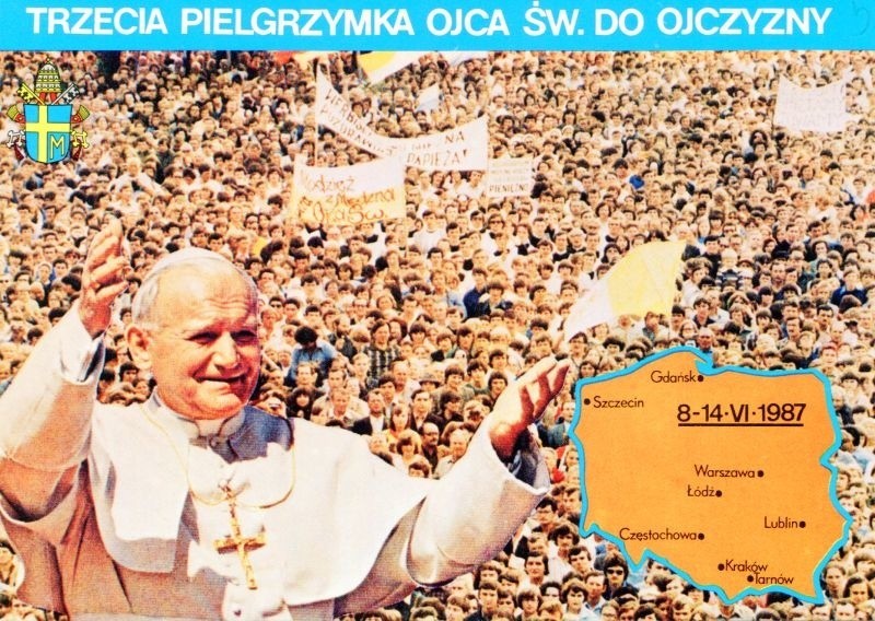 Wizyta Ojca Świętego Jana Pawła II w czerwcu 1987 roku była...