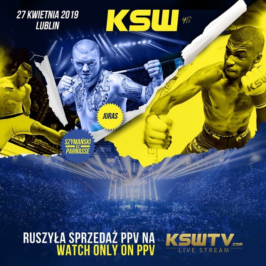 KSW 48 WYNIKI LIVE KARTA WALK gali MMA w Lublinie 27 kwietnia 2019. Gdzie oglądać KSW 48 NA ŻYWO KARTA WALK