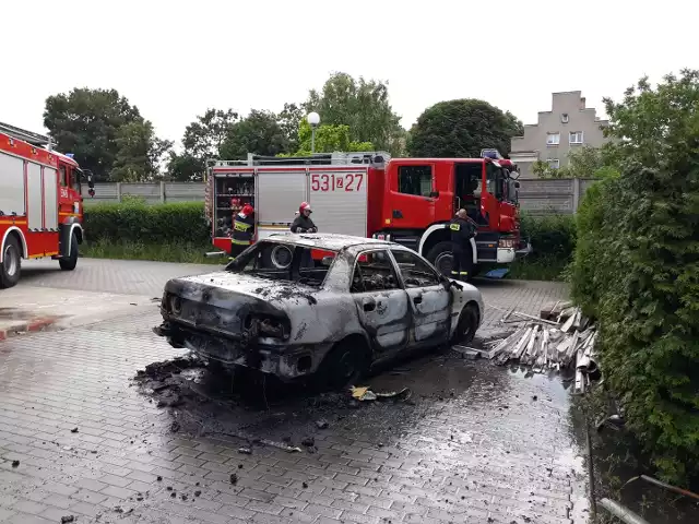 Na miejscu byli stargardzcy strażacy i policjanci