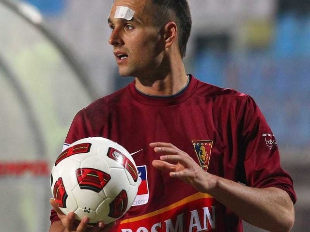 Piotr Petasz wytrzymał ciśnienie w piątkowym meczu Pogoni i skutecznie strzelił z 11 metrów.