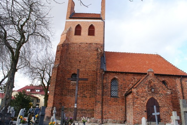 Gotycki kościół w Gorzędzieju