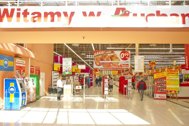 Mieszkanka Będzina została złapana na kradzieży w Auchan w Mikołowie