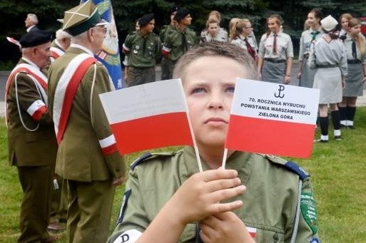 W Zielonej Górze uczcili 70. rocznicę Powstania Warszawskiego (wideo, zdjęcia)