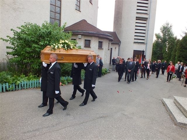 Pogrzeb Henryka Kotuli, dyrektora technikum