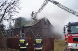 Pożar domu w Ziemakach