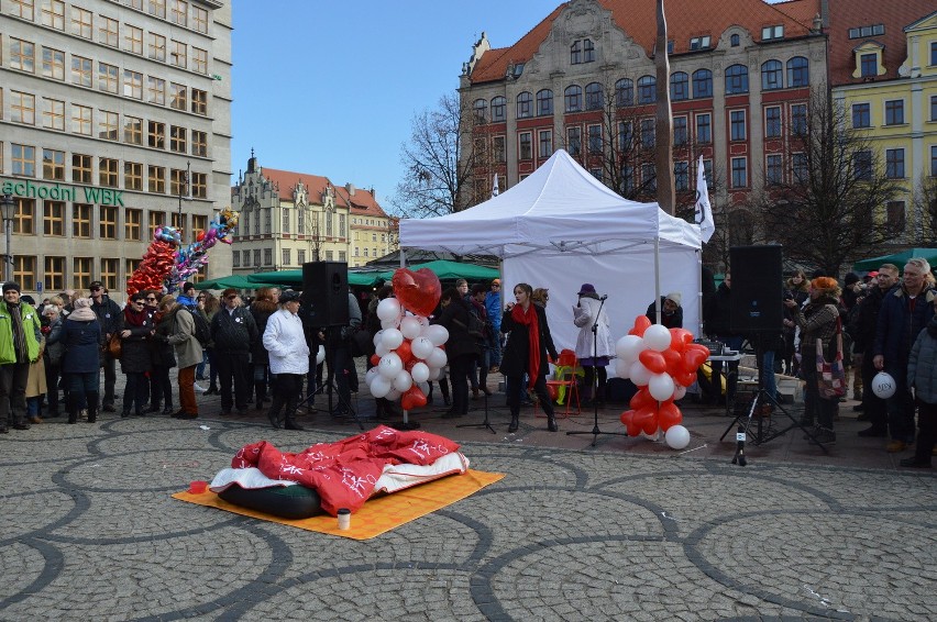 Walentynki KOD na pl. Solnym