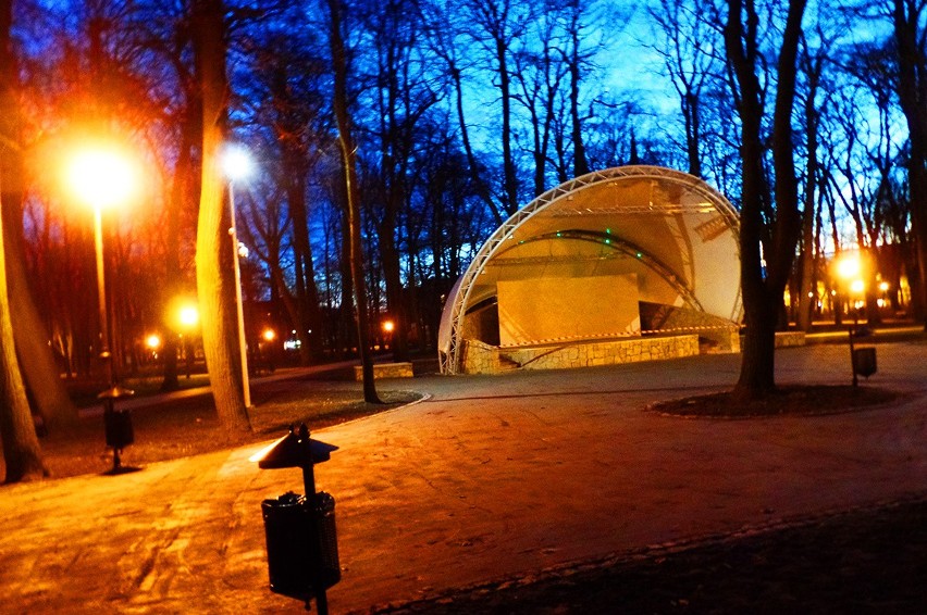 Muszla koncertowa w parku Kościuszki w Radomiu jest już gotowa