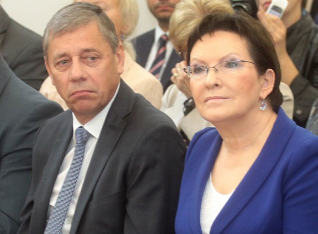 Ewa Kopacz w towarzystwie Zbigniewa Banaszkiewicza. Niewykluczone, że oboje będą otwierali radomską listę wyborczą PO.
