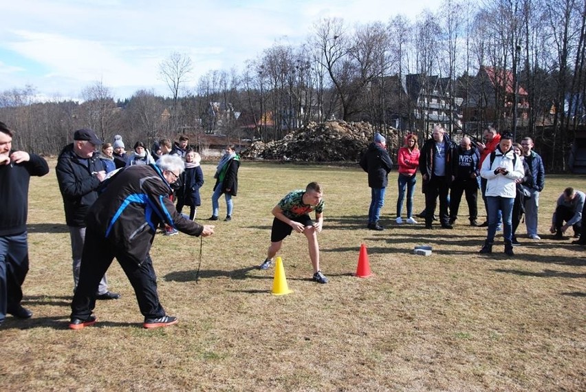 Krystian Grochowina start Nieśniegowy Tor Przeszkód.