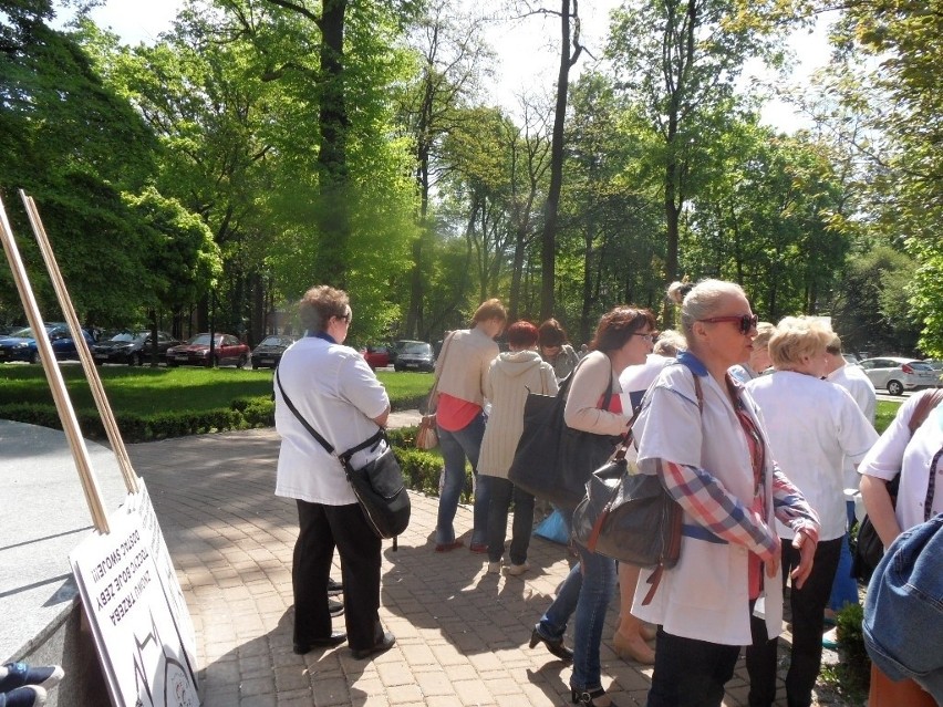 Protest pielęgniarek Bytom