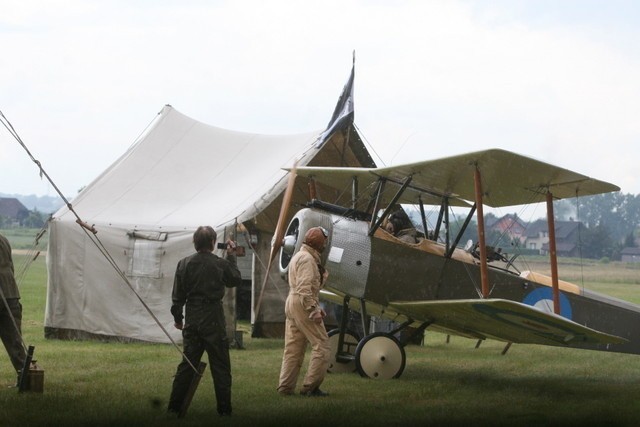 Pojedynek lotników (dogfight) z czasów I wojny światowej i...