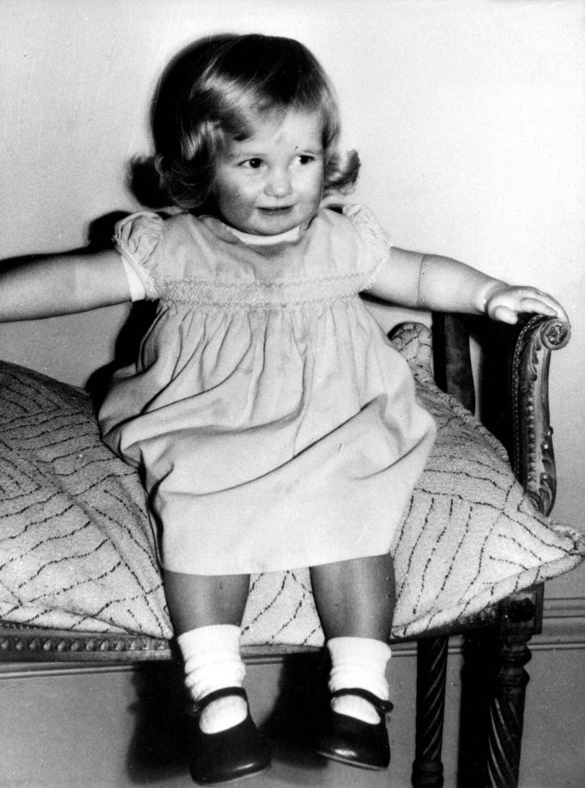 Diana Spencer w wieku dwóch lat