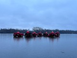 Akcja ratunkowa strażaków na Jeziorze Chełmżyńskim. Nikt nie ucierpiał. To były ćwiczenia