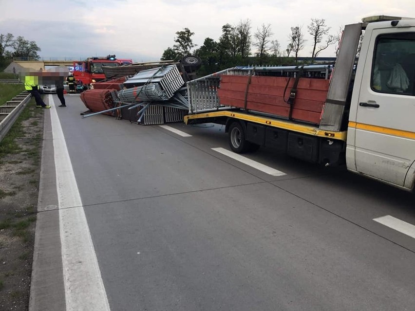 Groźny wypadek na autostradzie A4 pod Wrocławiem 