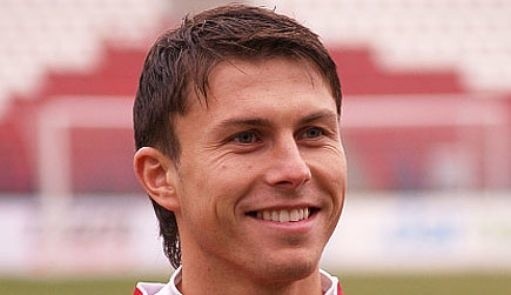 Rafał Boguski, zdobywca gola.
