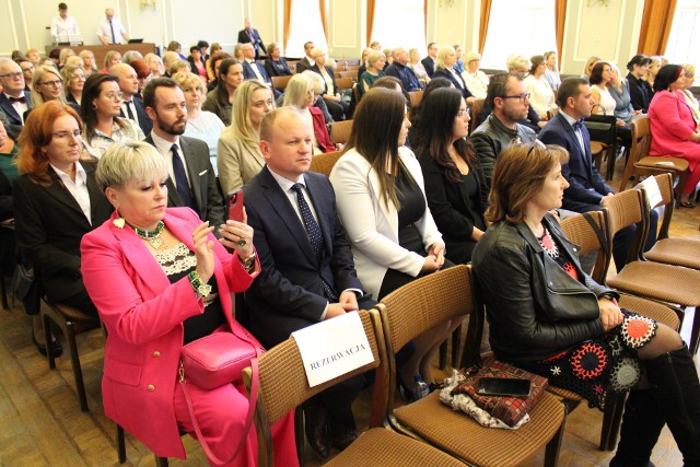 Uroczystość z okazji Dnia Edukacji Narodowej w Delegaturze Zachodniopomorskiego Urzędu Wojewódzkiego w Koszalinie.