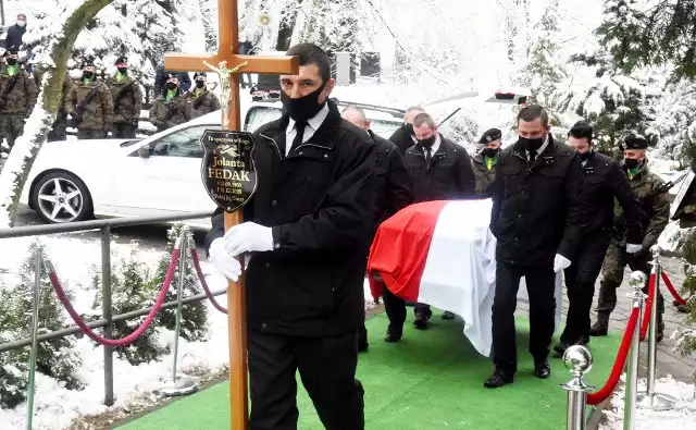 Ostatnie pożegnanie śp. Jolanty Fedak. Uroczystości pogrzebowe odbyły się 7 stycznia 2021 roku w konkatedrze św. Jadwigi Śląskiej i na cmentarzu komunalnym w Zielonej Górze