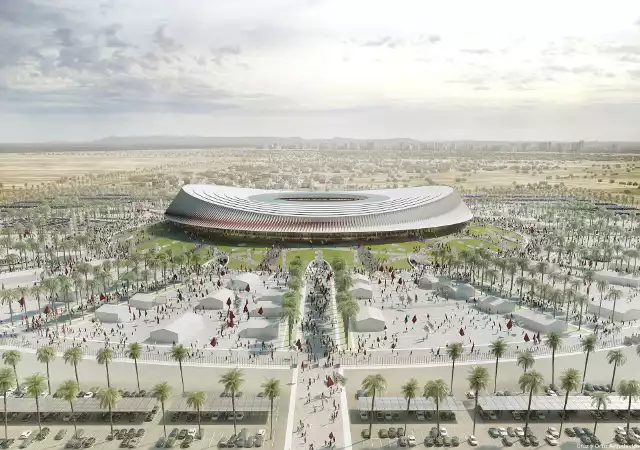 Wizualizacja stadionu w Maroku autorstwa cruzyortiz.com.
