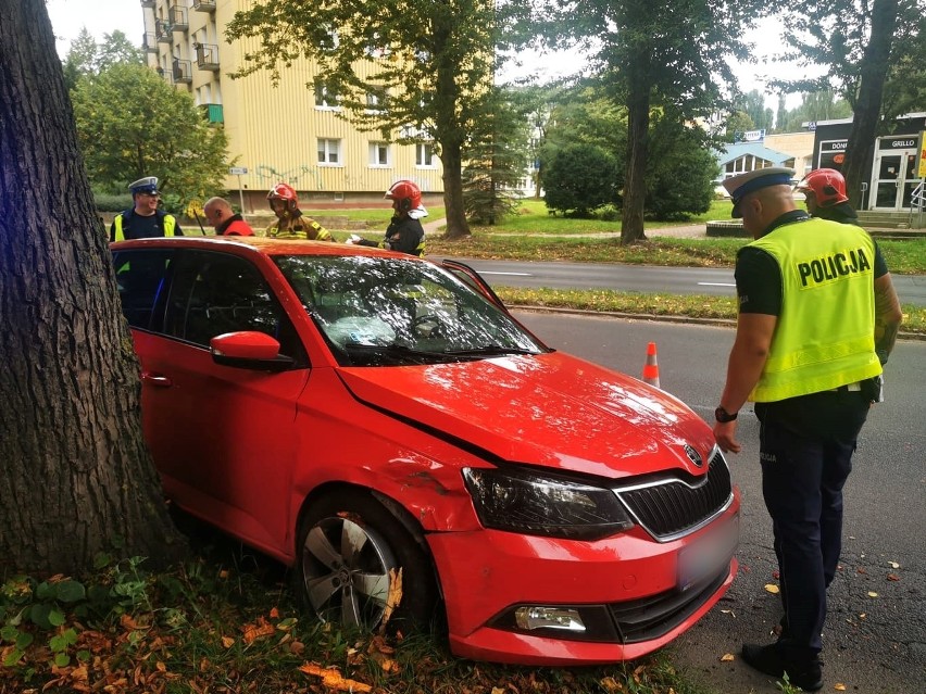 Kolizja na ul. Fałata w Koszalinie