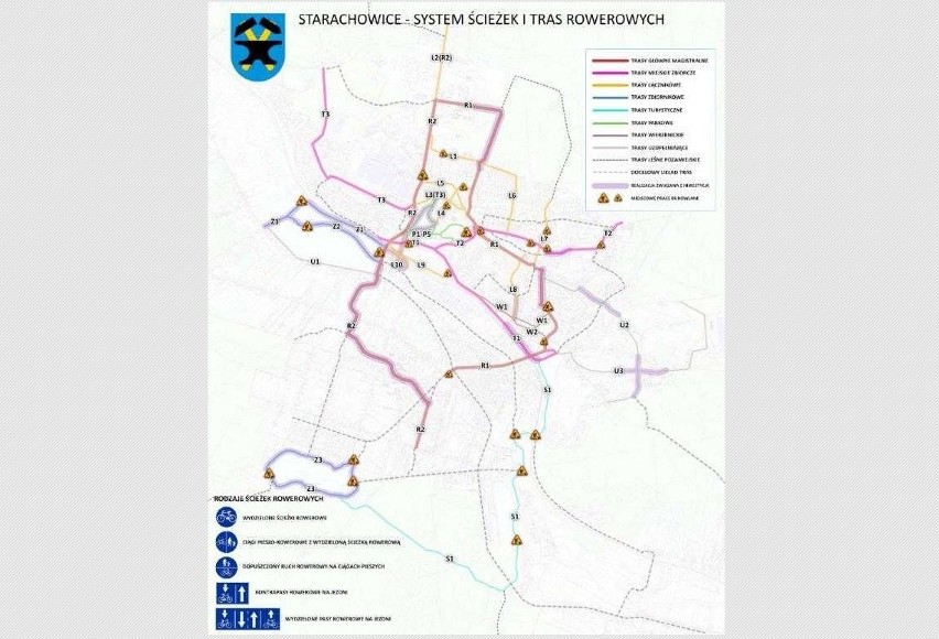 Jest szansa na dziesięć kilometrów ścieżek rowerowych w Starachowicach