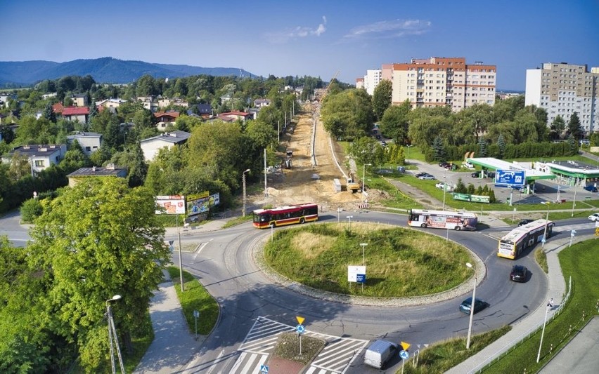 Rozbudowa ul. Cieszyńskiej w Bielsku-Białej to największa...