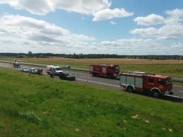 Wypadek na A1 Warlubie-Kopytkowo, 17 lipca 2017