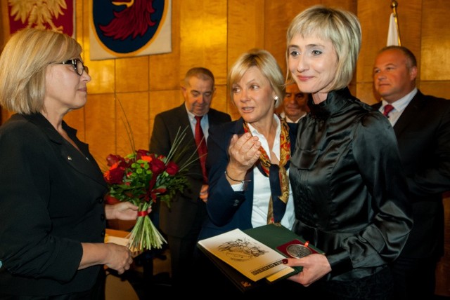 Odznaczenie odebrała żona Arkadiusza Gacparskiego.