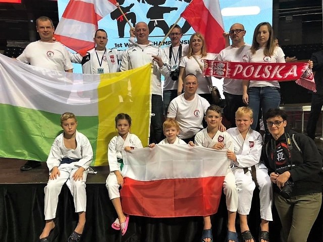 Sukcesy reprezentantów Klubu Karate Nidan Zielona Góra na mistrzostwach świata w Wilnie.