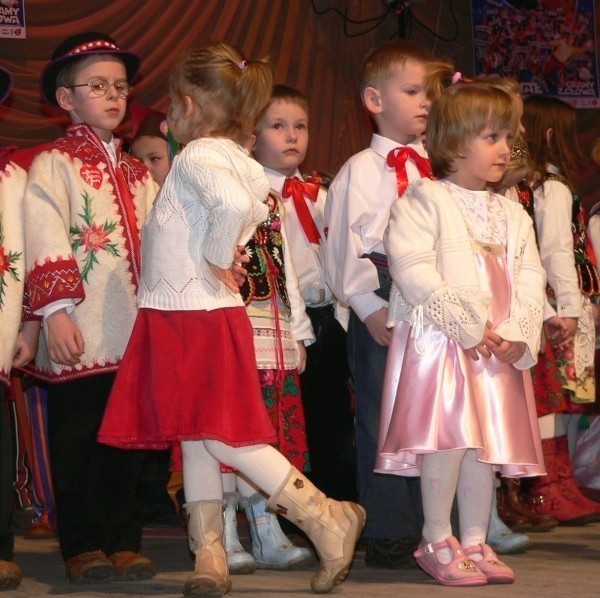 Występ przedszkolaków był hitem kazimierskiego koncertu Wielkiej Orkiestry Świątecznej Pomocy.