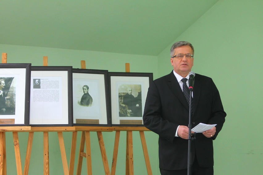 Bronisław Komorowski w Poznaniu. Odwiedził fundację "Barka"