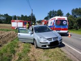 Wypadek na drodze wojewódzkiej 966 pod Gdowem. Jedna osoba trafiła do szpitala
