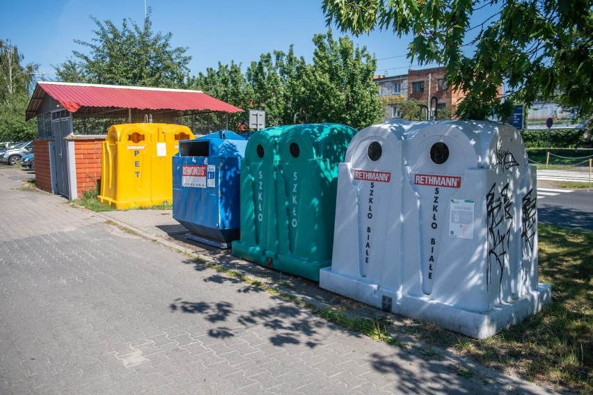 ZIELONY POJEMNIK - szkło...