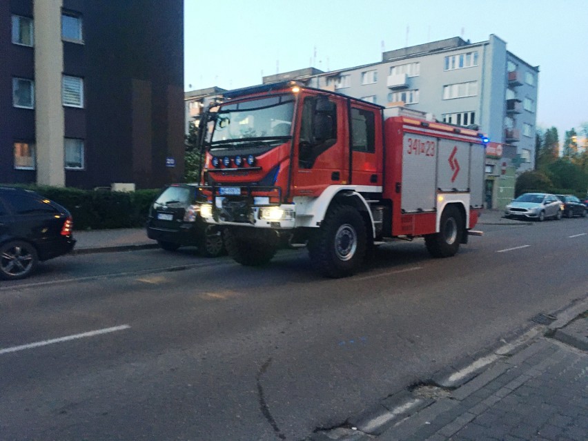 Pożar w bloku przy ul. Psarskiego, 9.05.2020