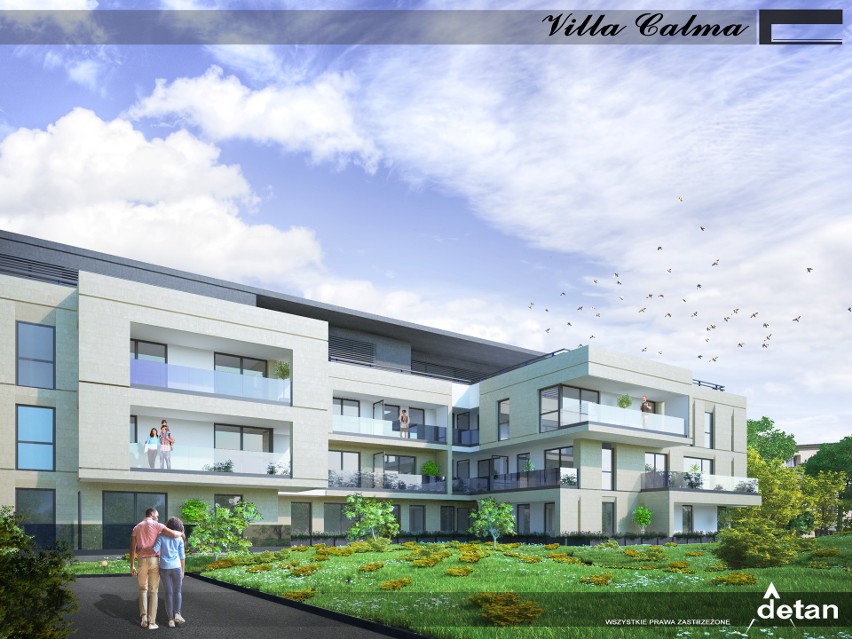Villa Calma to apartamentowiec w Kielcach...