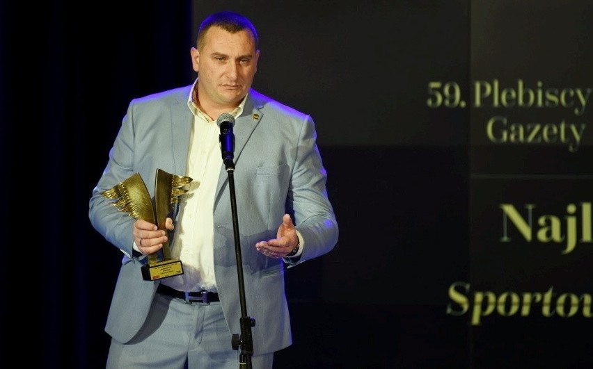 Tomasz Michalski, dyrektor Stali Gorzów, podczas Gali Sportu...